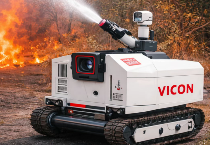 Vicon AI Firefighting Robot
