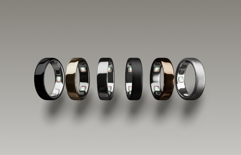 Oura Ring 5 six colors official render