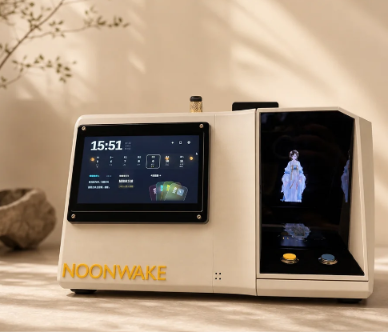 NoonWake.AI Good Luck Calendar desktop hardware
