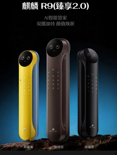 DESMAN Qilin R9 smart lock three color variants
