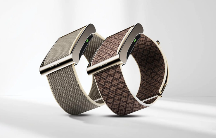 Luna Band screen-free health wearable dual color display