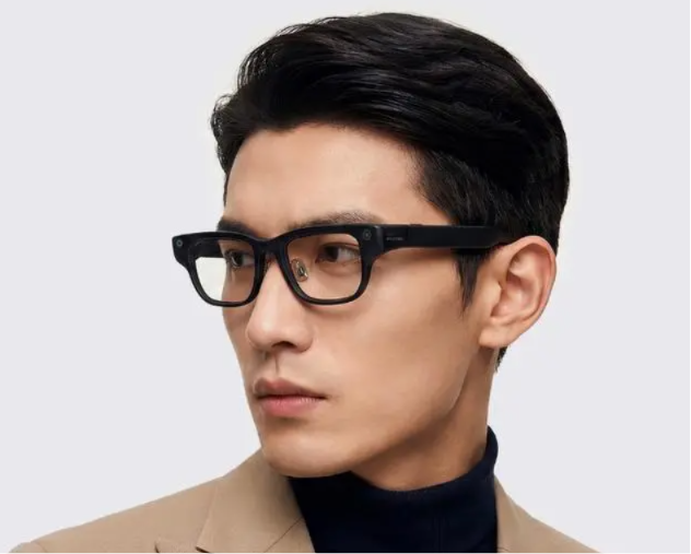 iFLYTEK AI Glasses worn by businessman