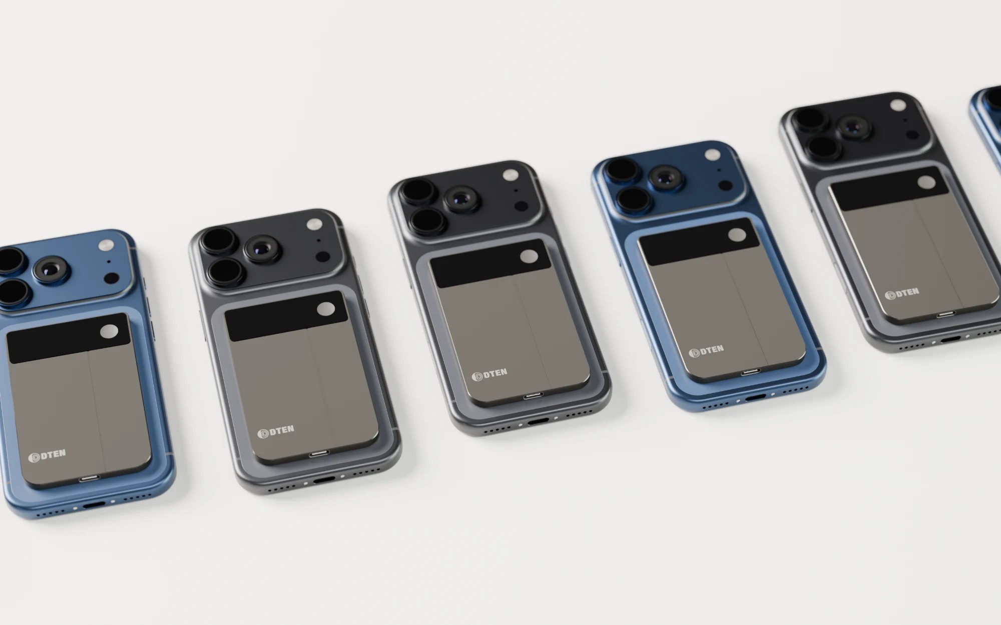 Cards mounted on phone backs