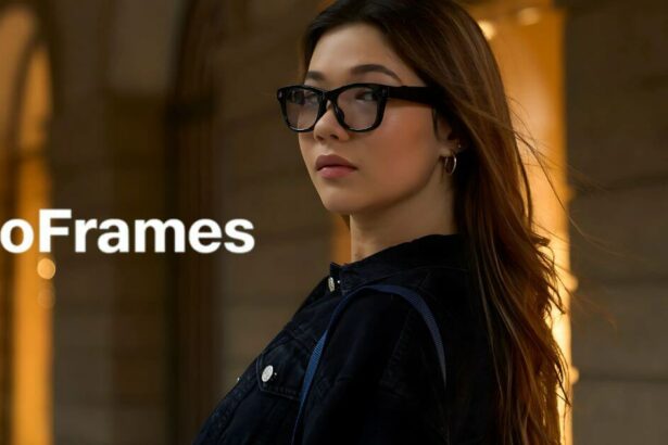 Model wearing JioFrames
