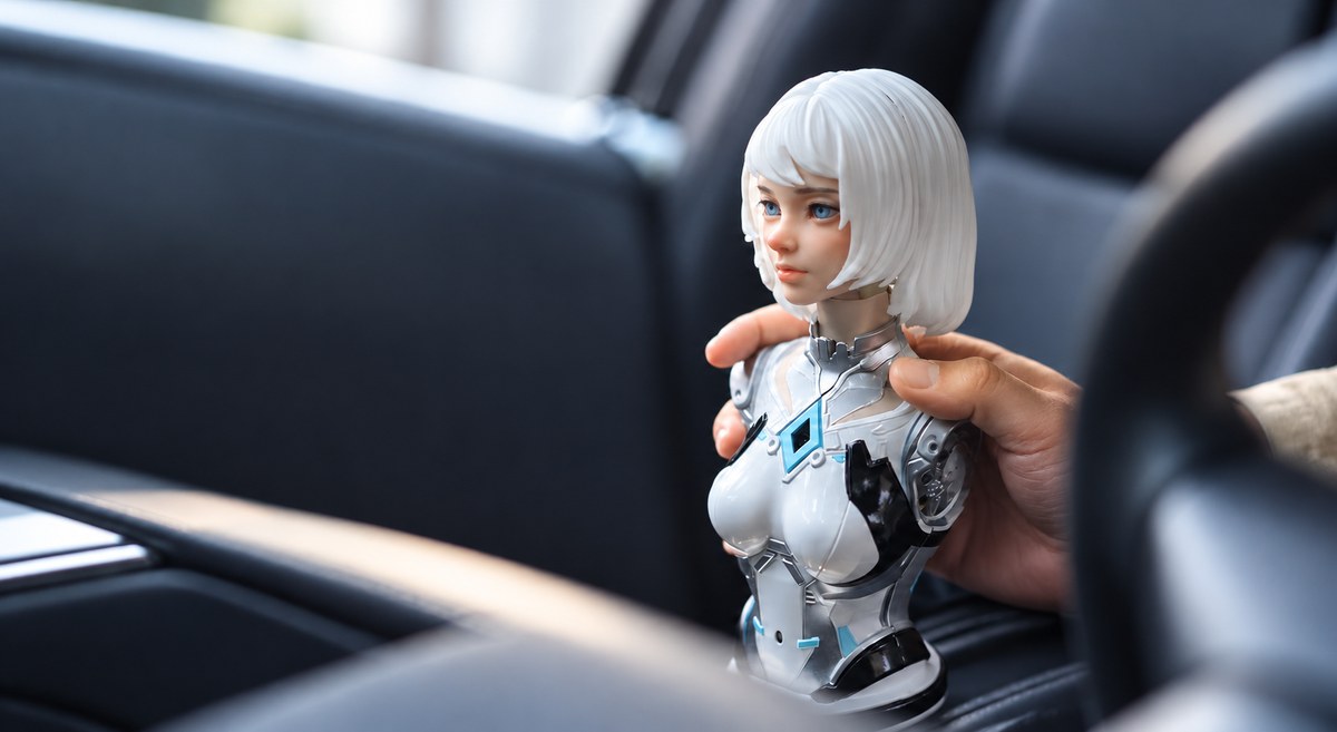 Portable In A Car Interior