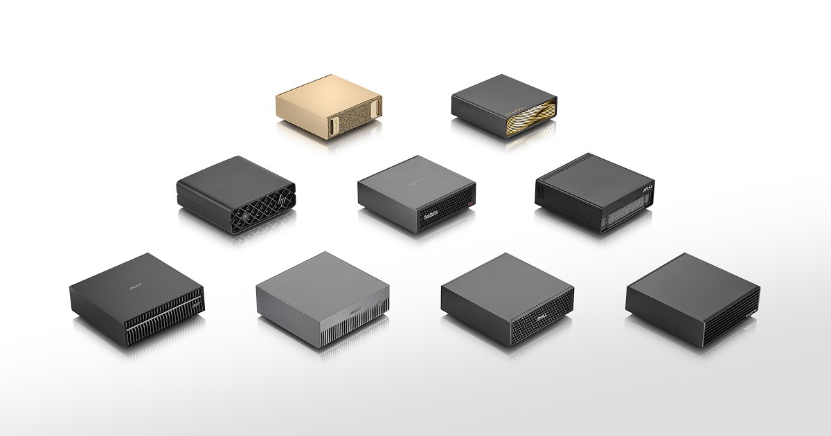 RTX Spark mini desktop designs from six partner brands
