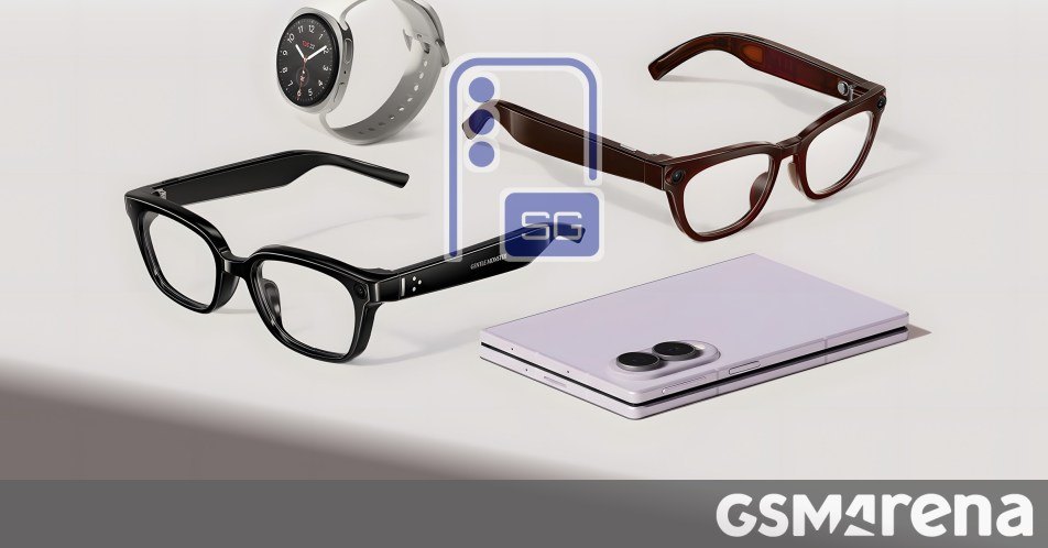 Samsung Galaxy Glasses leak render with two frame styles