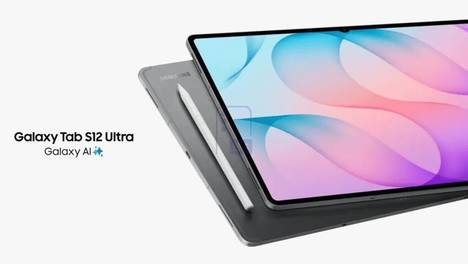 Tab S12 Ultra screen on