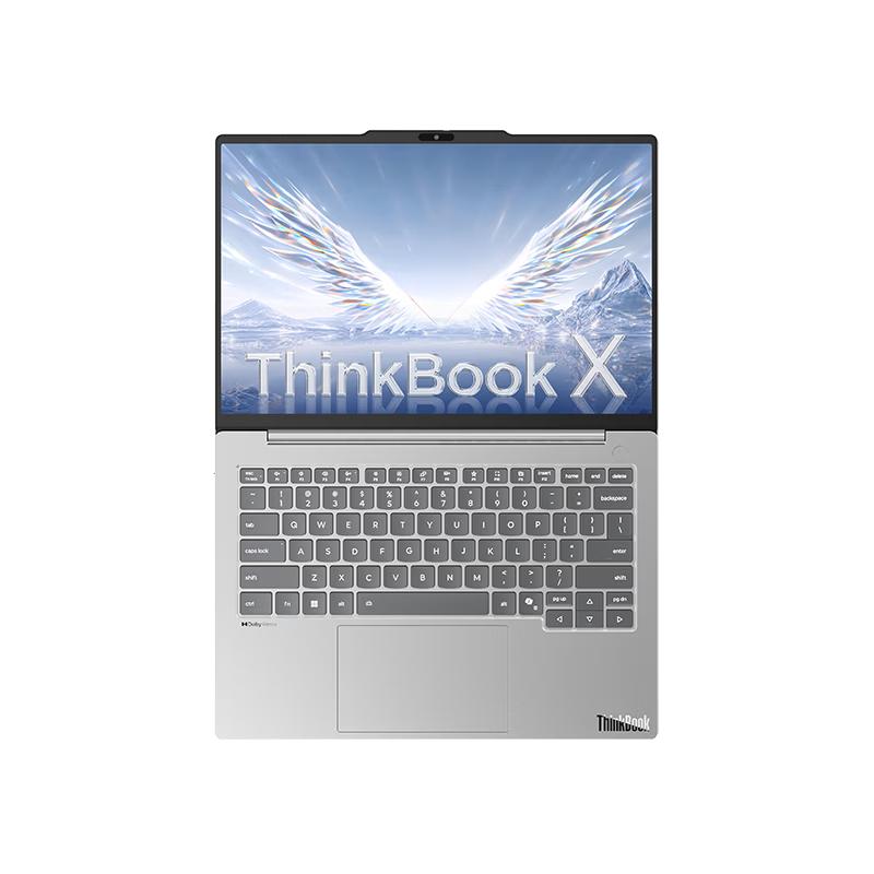 ThinkBook open on white background