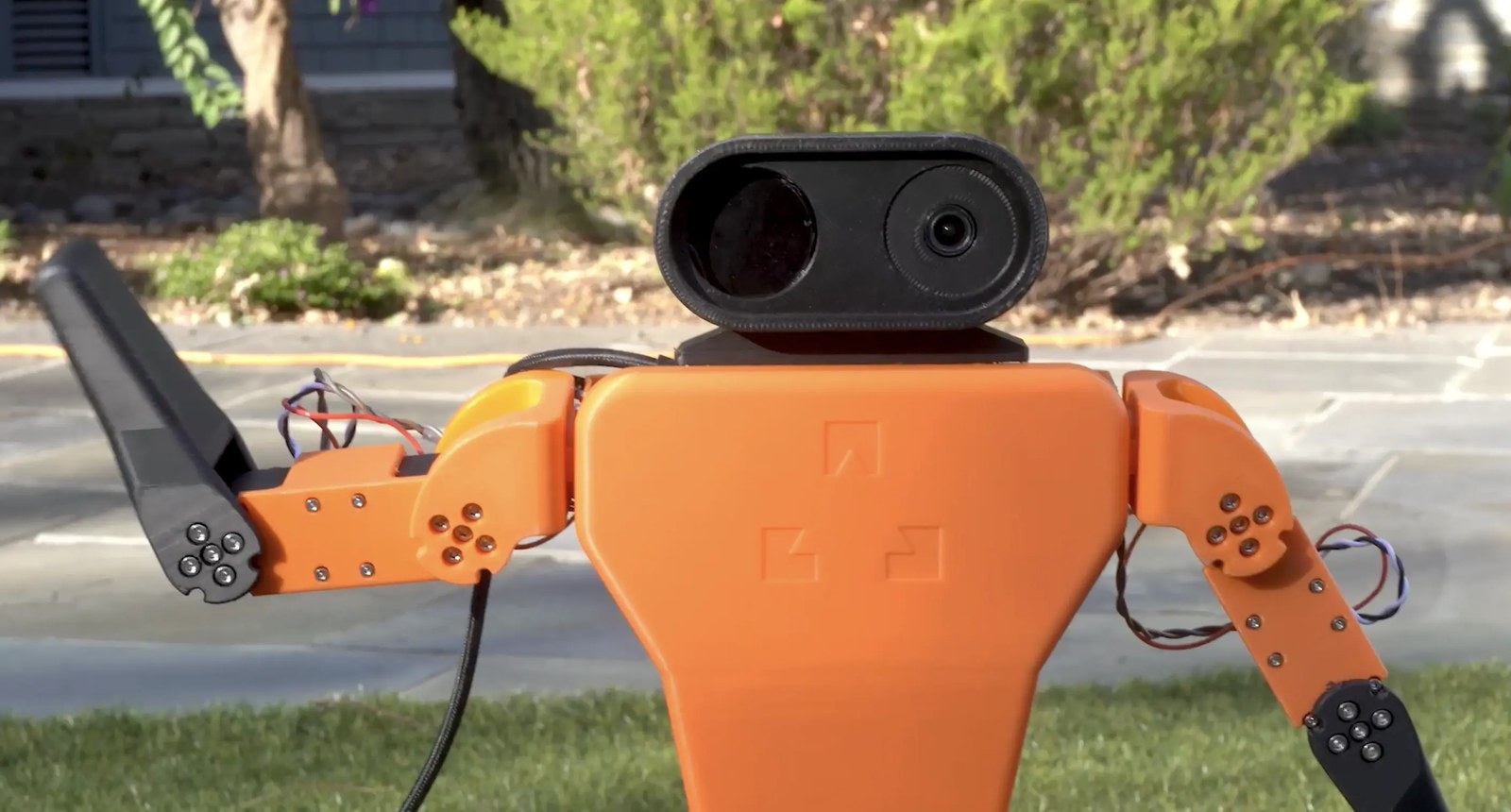 Real Prototype Waving Outdoors